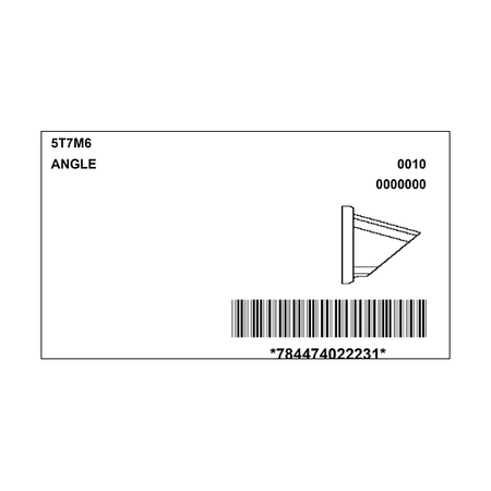 Meltric 5T7M6 ANGLE ADAPTER 60 DEGREE EXTENDED 5T7M6